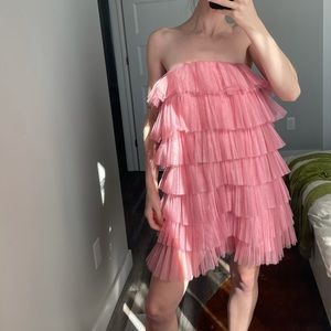 Zara ruffle dress